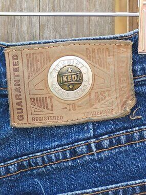 VINTAGE IKEDA Denim Jeans Size 29 Made in Canada IKEDA Basic Built To Last